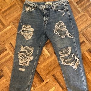 TOP SHOP hayden ripped jeans